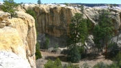 PICTURES/El Morro Natl Monument - Headland/t_Looking Over to White Rock Path.JPG